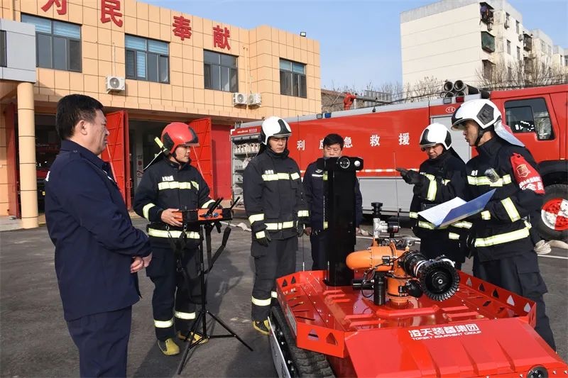 &ldquo;新戰(zhàn)友&rdquo;入列，使命必達(dá)， 北京凌天智能助力東營油田消防隊(duì)