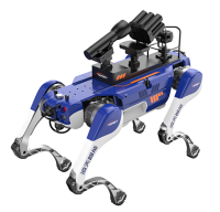 反恐防暴四足機(jī)器狗（第5代，自組網(wǎng)+集成一體式遙控器+雙光三軸增穩(wěn)云臺(tái)+38mm六連發(fā)射器+捕捉網(wǎng)發(fā)射器）