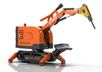 破拆機器人（音視頻傳輸、環(huán)境氣體探測+配備破碎錘、圓盤鋸、液壓剪、夾抓裝置等屬具，具有破拆、切割、剪切、抓取等功能）