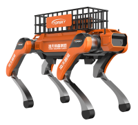 輔助運(yùn)輸四足機(jī)器狗（40kg超級大狗，第6代，高強(qiáng)度載物框+伴隨功能+自探索式導(dǎo)航系統(tǒng)+自組網(wǎng)+云管理平臺）