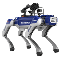 反恐防暴四足機(jī)器狗 （40kg超級大狗，第5代，自組網(wǎng)+集成一體式遙控器+雙光三軸增穩(wěn)云臺+38mm六聯(lián)發(fā)射器+捕捉網(wǎng)發(fā)射器）