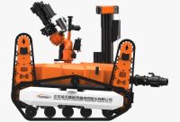 RXR-MC80BGD全地形防爆消防滅火偵察機(jī)器人【履帶擺臂】  (第2代，升降云臺(tái)及氣體二合一探測(cè)裝置+語(yǔ)音控制）